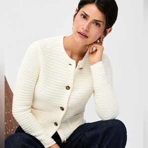 JOIE Textured Cardigan jacket